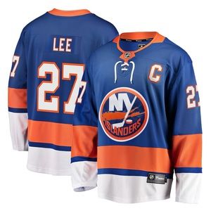 NY Islanders Anders Lee Fanatics Branded Royal Home Premier Breakaway Jersey